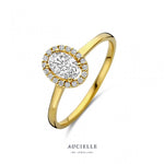 Aucielle - Bague - Or Jaune & Zirconium
