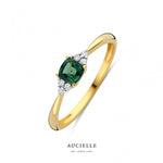 Aucielle - Bague - Or Jaune, tourmaline & diamants
