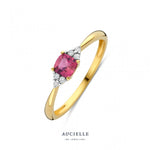 Aucielle - Bague - Or Jaune, tourmaline & diamants