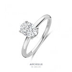 Aucielle - Bague - Or blanc & diamant de laboratoire