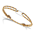 Rochet - Bracelet acier & cordon