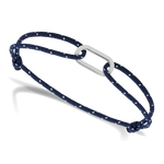 Rochet - Bracelet acier & cordon