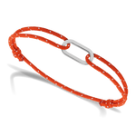 Rochet - Bracelet acier & cordon