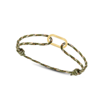 Rochet - Bracelet acier & cordon