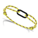 Rochet - Bracelet acier & cordon