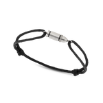 Rochet - Bracelet acier & cordon