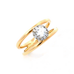 Création - Bague - Or Jaune - Diamants