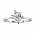 Beheyt - Bague - Or Blanc & Diamants