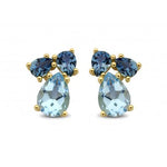 Pigou - Boucles d'Oreilles - Or Jaune & Topazes