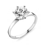 Pigou - Bague - Or Blanc & Zirconium