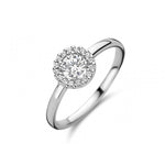 Pigou - Bague - Or Blanc & Zirconium