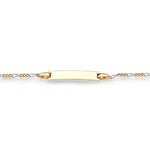 Pigou - Bracelet - Gourmette - Or Bicolore