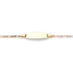 Pigou - Bracelet - Gourmette - Or Bicolore