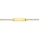 Pigou - Bracelet - Gourmette - Or Bicolore