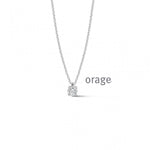 Orage - Collier - Argent & Diamant Lab