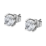 Lotus - Boucles d'Oreilles Acier