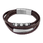 Lotus - Bracelet cuir