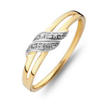 J&A 1970 - Bague - Bicolore & Diamants
