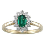 J&A 1970 - Bague - Panier Emeraude