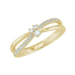 J&A 1970 - Bague - Or Jaune & Diamants