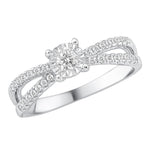 J&A 1970 - Bague - Or Blanc & Diamants
