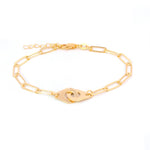Bracelet - Plaqué Or - Menottes