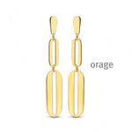 Orage - Boucles d'oreilles acier
