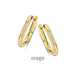 Orage - Boucles d'oreilles acier