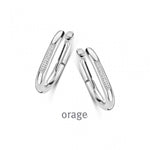 Orage - Boucles d'oreilles acier