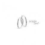 Orage - Boucles d'Oreilles Acier