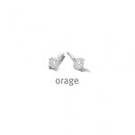 Orage - Boucles d'oreilles - Argent & Diamant Lab