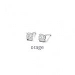 Orage - Boucles d'oreilles - Argent & Diamant Lab