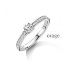 Orage - Bague - Argent & Diamant Lab