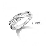 Orage - Bague - Argent & Diamant Lab