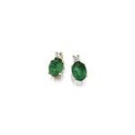 Beheyt - Boucles d'oreilles - Or Jaune . Emeraudes & Diamants