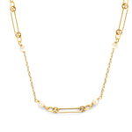 Beheyt - Collier - Or Jaune & Perles