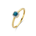 Blush Diamonds - Bague - Topaze entourage
