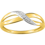 Robbez - Bague - Or Blanc, Jaune & Diamant