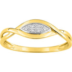 Robbez - Bague - Or Blanc, Jaune & Diamant