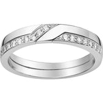 Robbez - Bague - Or Blanc & Diamant