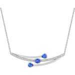 Robbez - Collier - Or Blanc, Saphirs & Diamants