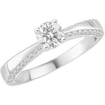 J&A 1970 - Bague - Or Blanc & Diamants