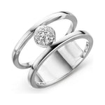 Silver Rose - Bague