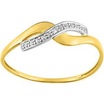 Robbez - Bague - Or Blanc, Jaune & Diamant