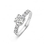 Pigou - Bague - Or Blanc & Zirconium