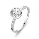 Pigou - Bague - Or Blanc & Zirconium
