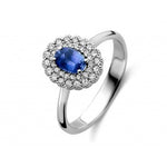 Pigou - Bague - Or Blanc, Saphir & Diamants