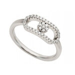 Pigou - Bague - Or Blanc & Diamants