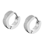 Lotus - Boucles D'oreilles Acier