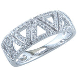 J&A 1970 - Bague - Or Blanc & Diamants